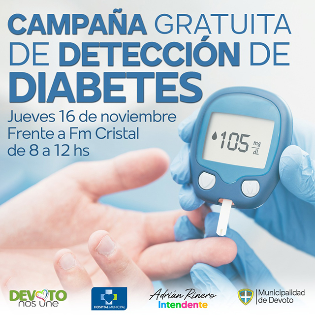 CAMPAÑA GRATUITA DE DETECCIÓN DE LA DIABETES