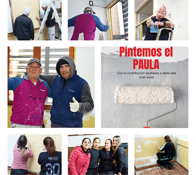 PRIMERAS PINCELADAS DE COLOR PARA EL PAULA