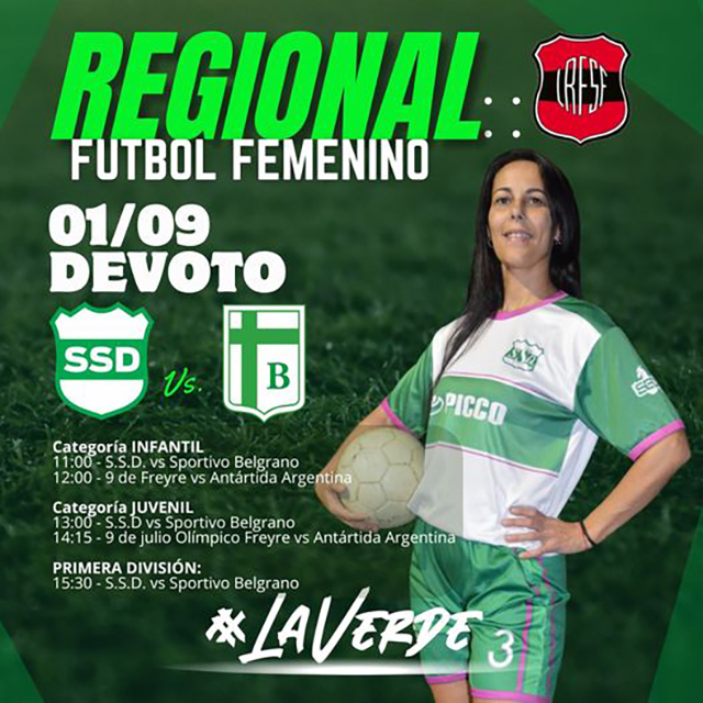 DOMINGO CON FÚTBOL FEMENINO EN DEVOTO