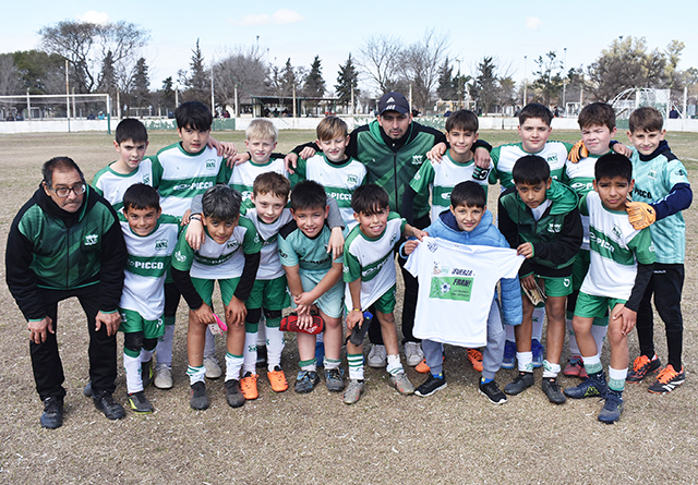 FÚTBOL INFANTIL: EL VERDE Y BLANCO FUE LOCAL