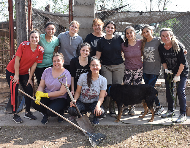 VOLUNTARIOS EN ACCIÓN POR LOS “PELUDITOS” DE LA PROTECTORA