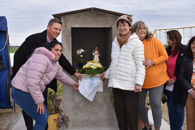 SUEÑO CUMPLIDO: SAN CAYETANO YA TIENE SU GRUTA EN COLONIA EL TRABAJO