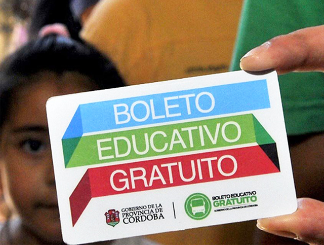 FUNCIONA CON NORMALIDAD EL BOLETO EDUCATIVO GRATUITO