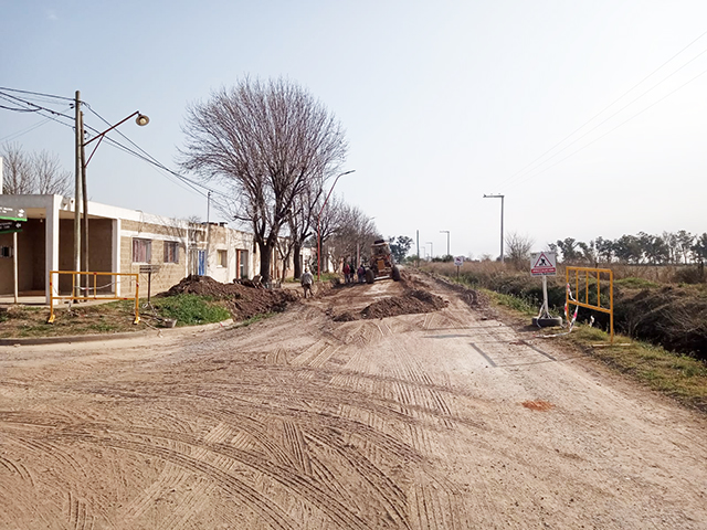 CALLE CORTADA POR OBRAS