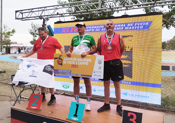 TRES PODIOS NACIONALES PARA MARCELO CHIRINO